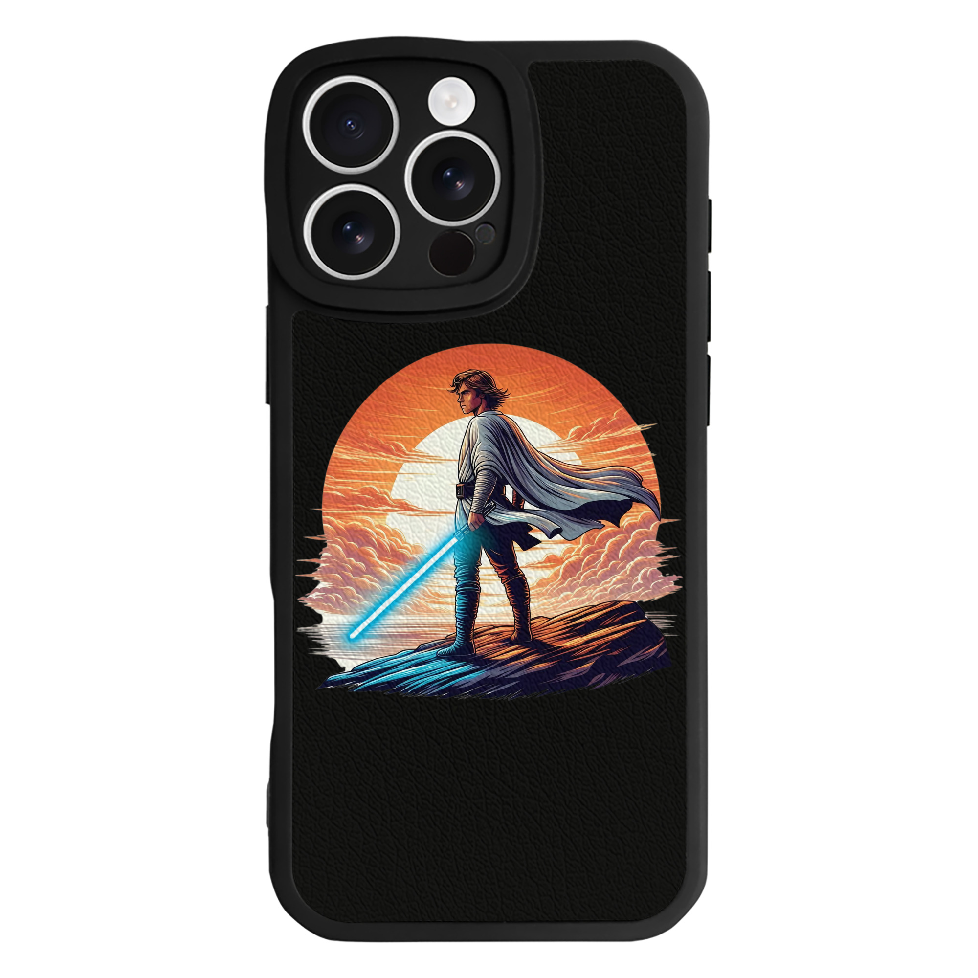（画像用） スター・ウォーズ Star Wars 【iPhone 16シリーズ対応】シリコンスマホケース（レザー調） 材質：シリコン
